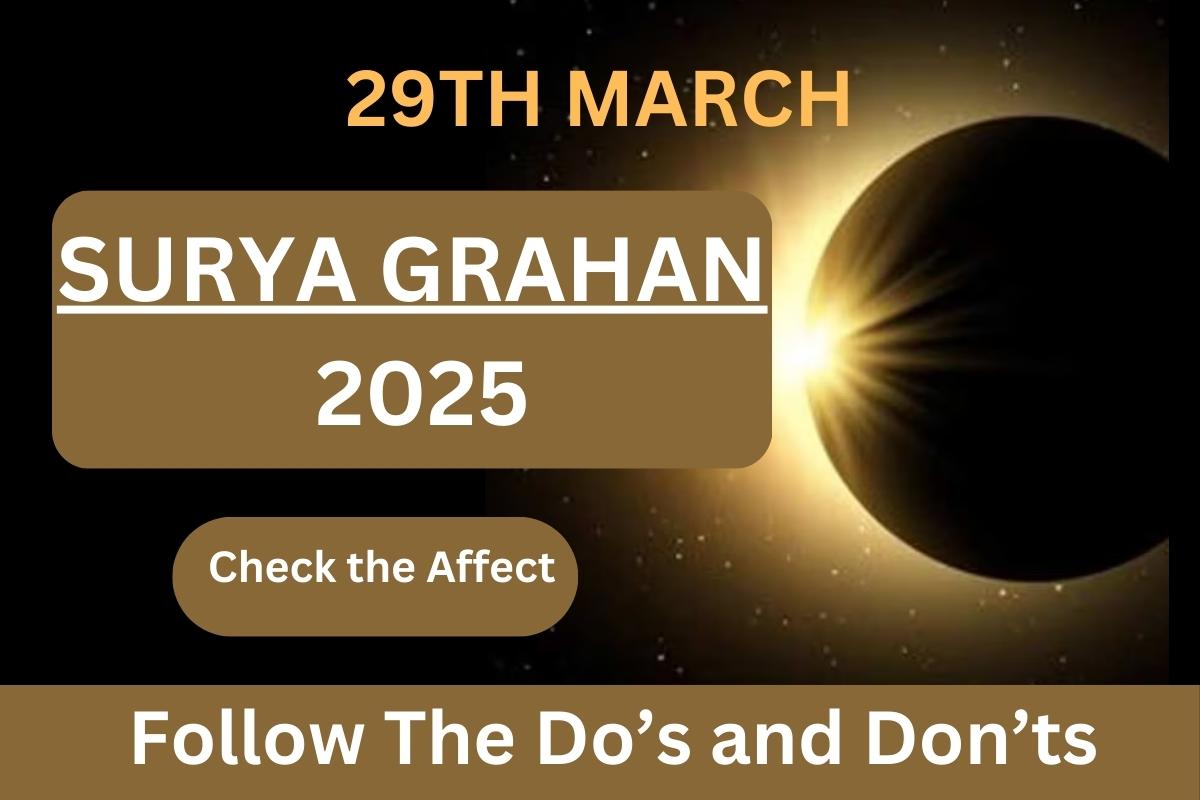 Surya Grahan 2025 Solar Eclipse Date Time Know Affects